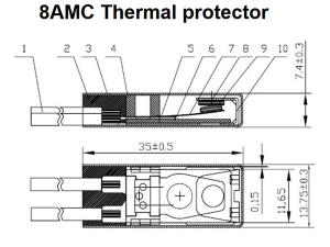  Thermal Protector, 8AMC Series 